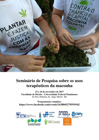 SEMINÁRIO DE PESQUISA SOBRE OS USOS TERAPÊUTICOS DA MACONHA