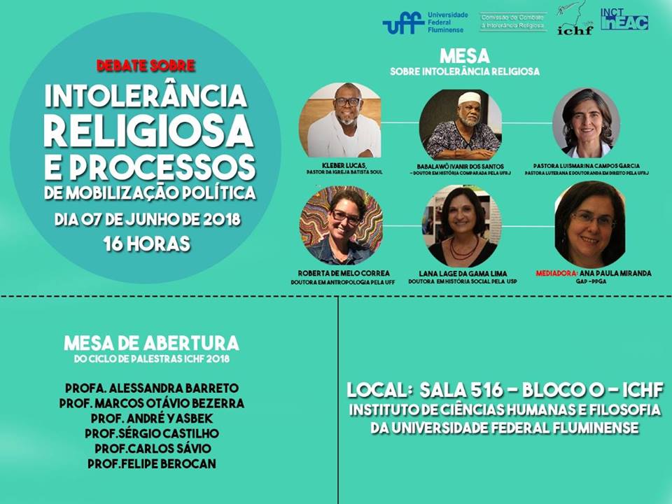 Debate sobre Intolerância Religiosa e Processos de mobilização política