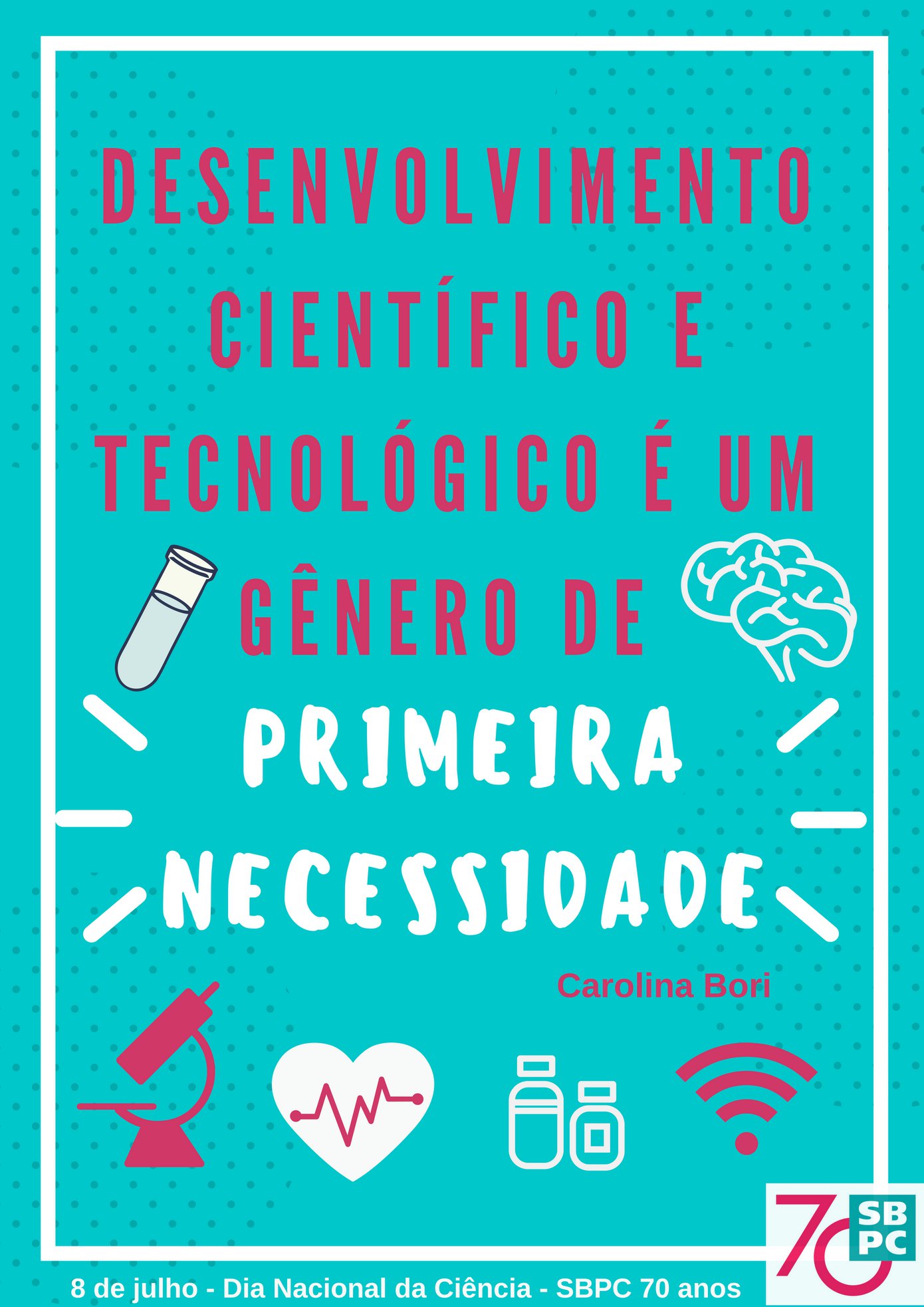 DOMINGO 8/7 É DIA DE MARCHA PELA CIÊNCIA