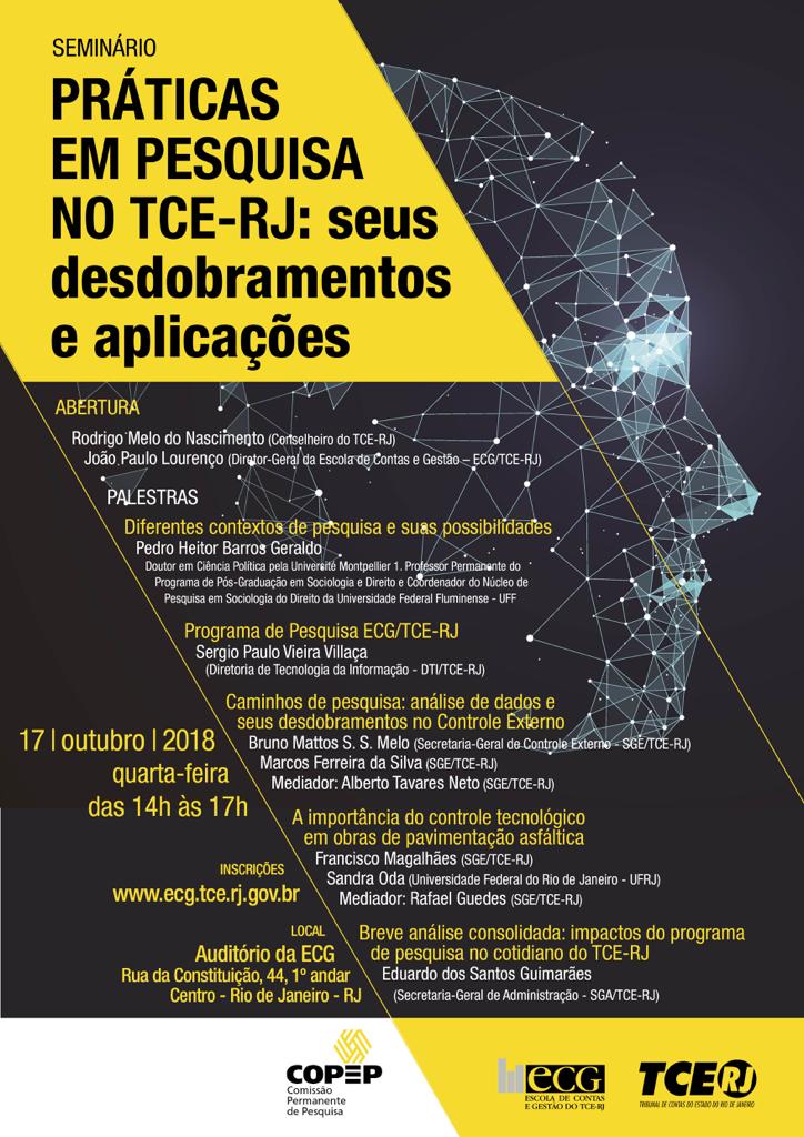 Seminário: Práticas em Pesquisa no TCE-RJ: seus desdobramentos e aplicações