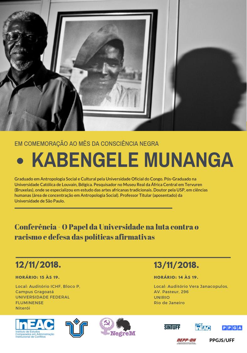 Conferência “O Papel da Universidade na luta contra o racismo e defesa das políticas afirmativas”