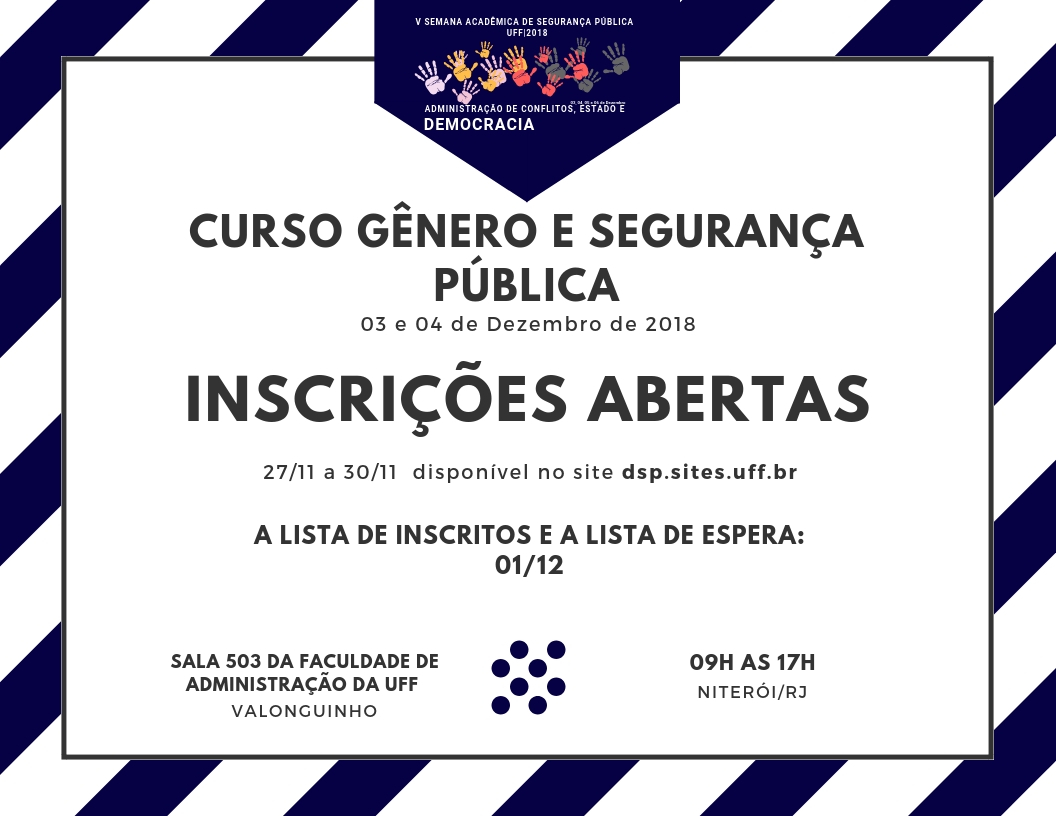 Curso de Extensão em Gênero e Segurança Pública