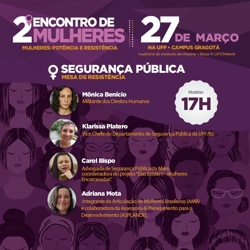 II Encontro de Mulheres: Mulheres potência e resistência