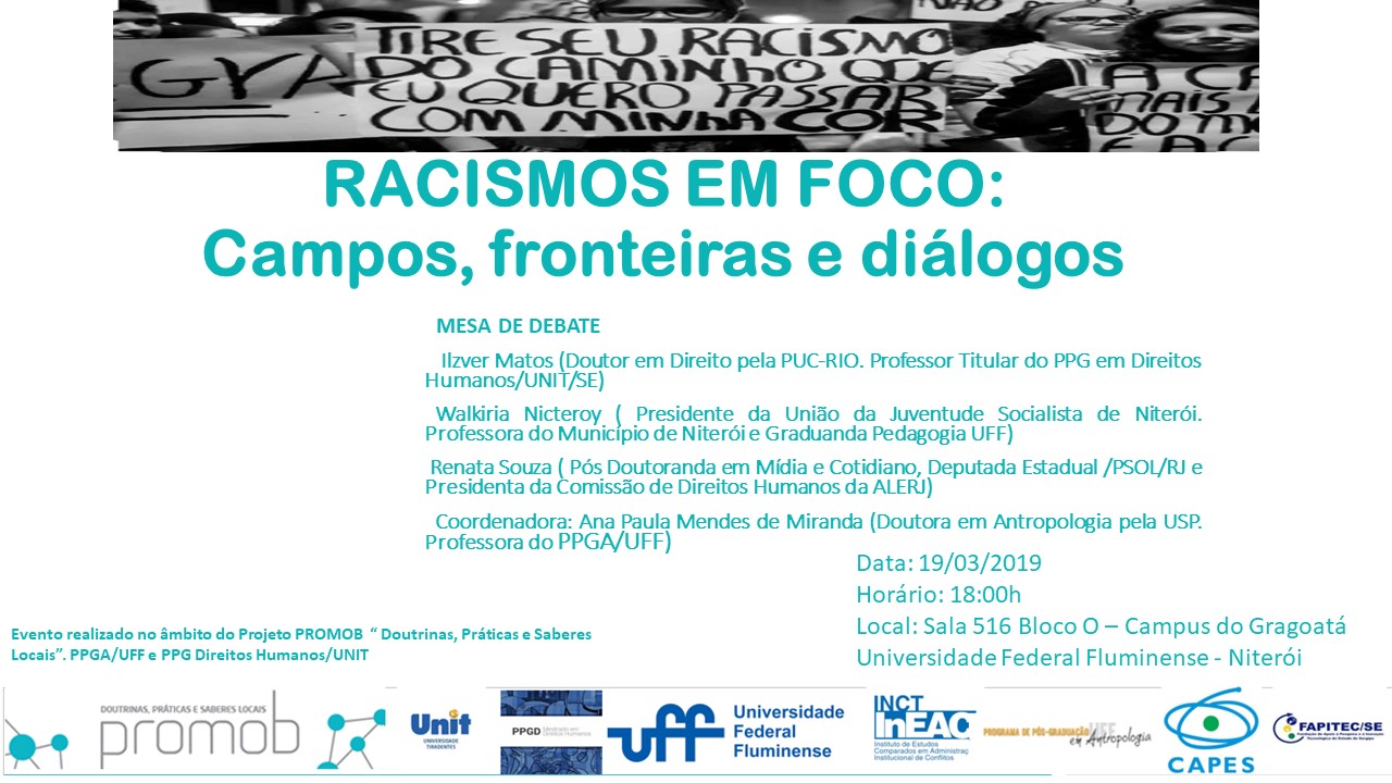 Seminário: Racismo em foco: campos, fronteiras e diálogos