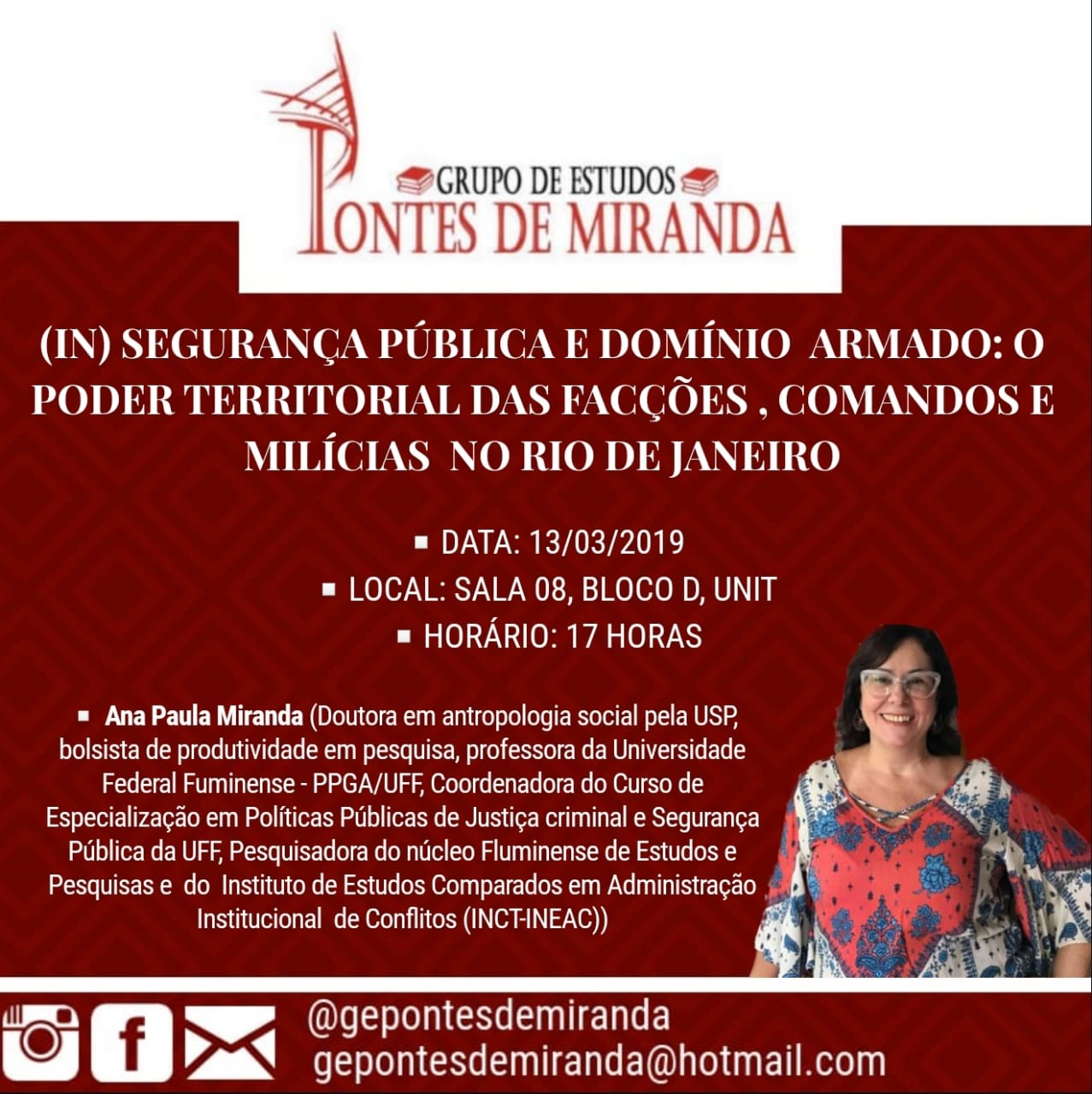 (IN) SEGURANÇA PÚBLICA E DOMÍNIO ARMADO: O poder territorial das facções, comandos e milícias no Rio de Janeiro .