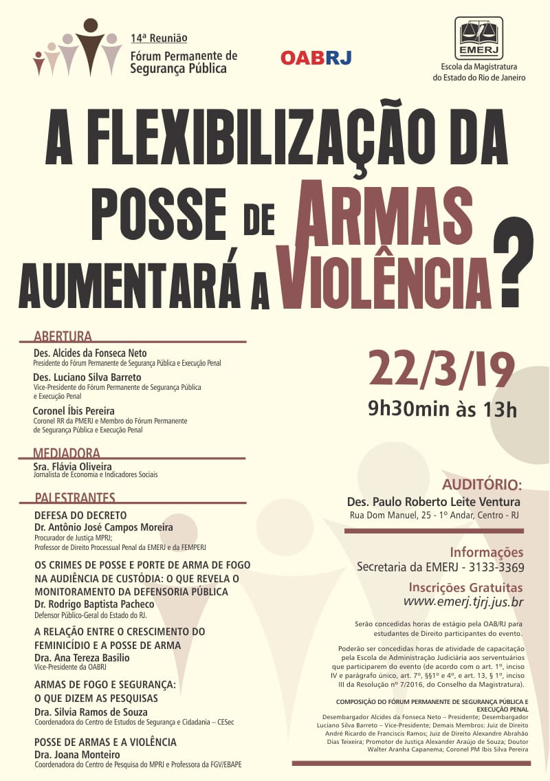 A FLEXIBILIZAÇÃO DO PORTE DE ARMAS AUMENTARÁ A VIOLÊNCIA ?