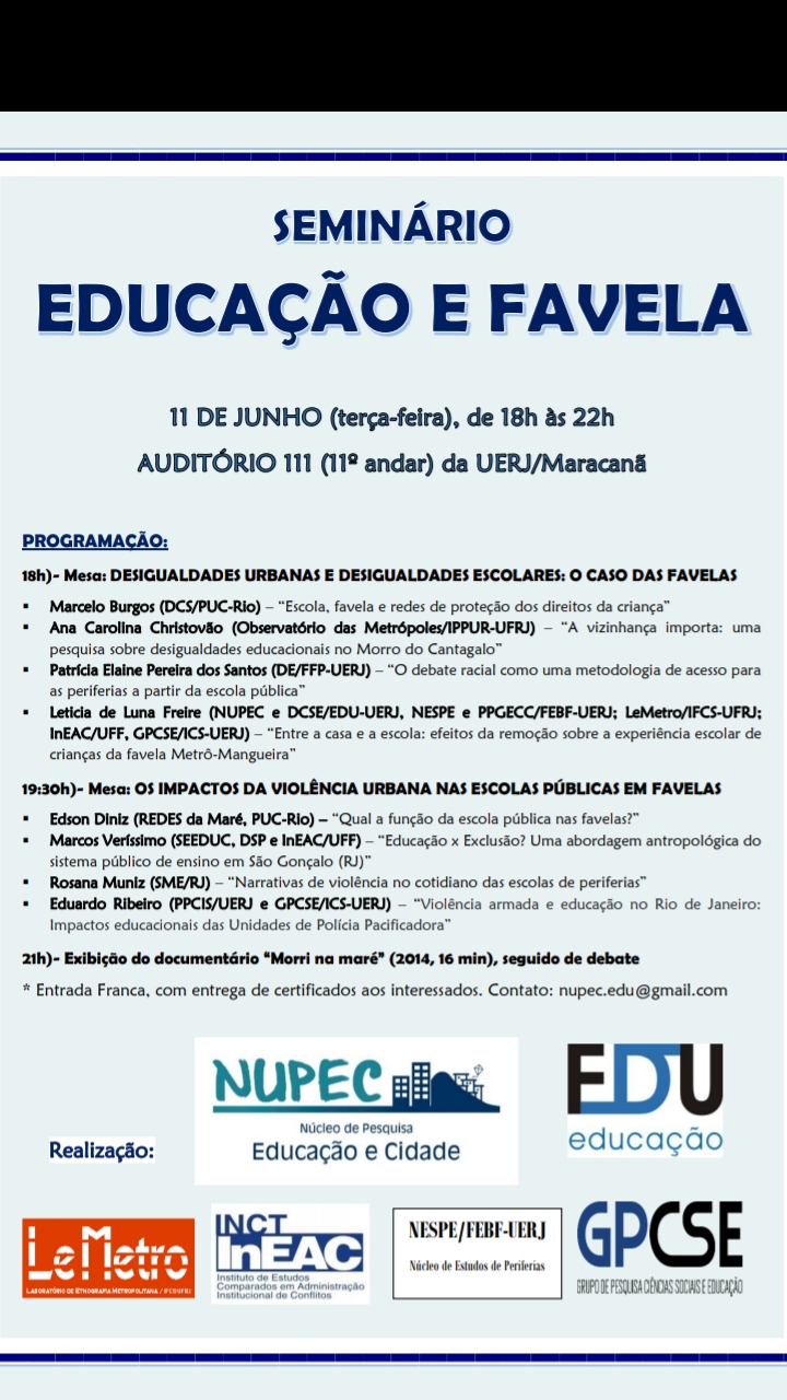Seminário Educação e Favela