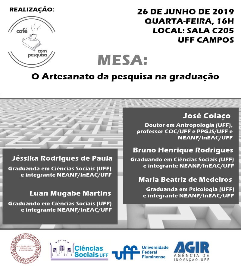 O ARTESANATO DA PESQUISA NA GRADUAÇÃO