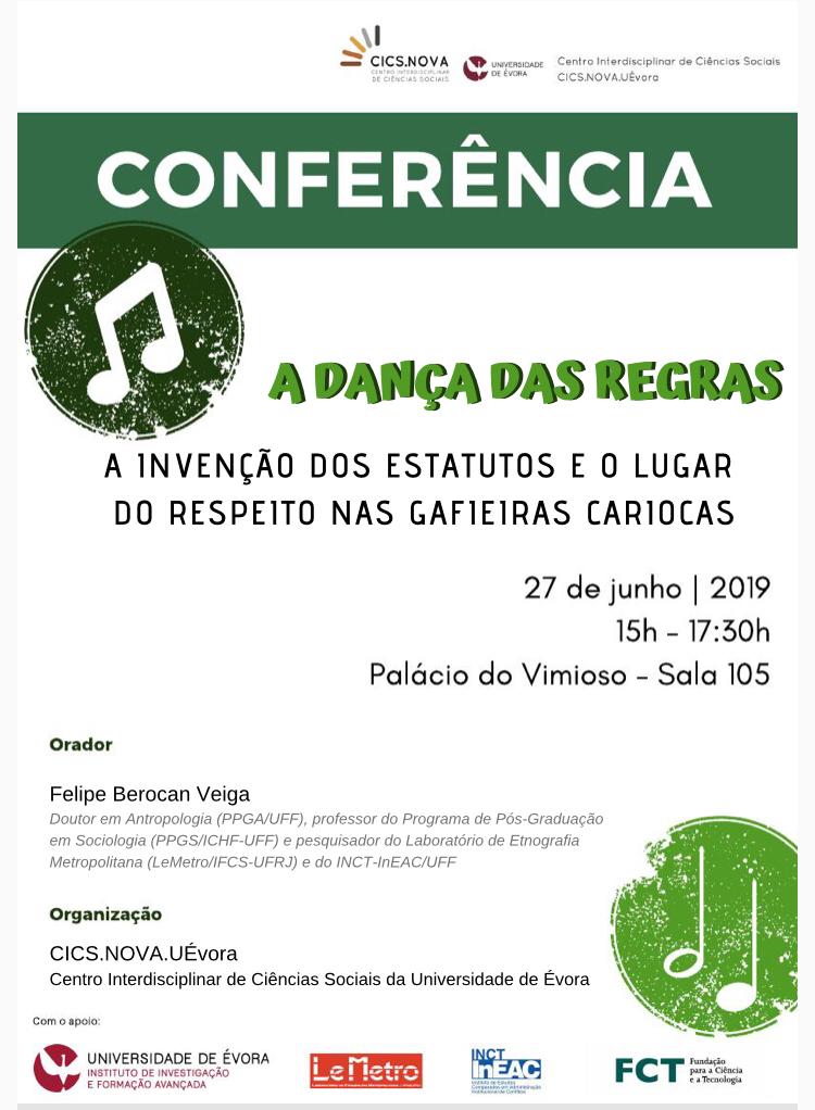 CONFERÊNCIA – A dança das regras: a invenção dos estatutos e o lugar do respeito nas gafieiras cariocas