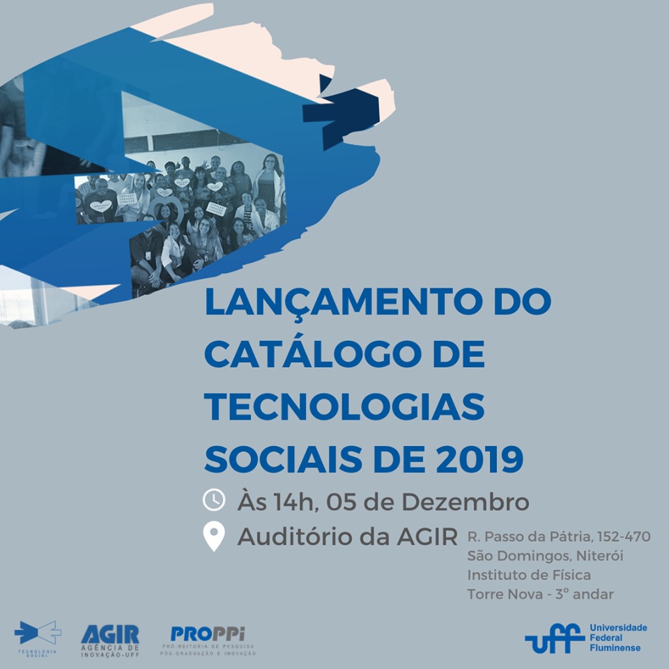 Lançamento do Catálogo de Tecnologias Sociais 2019 da UFF