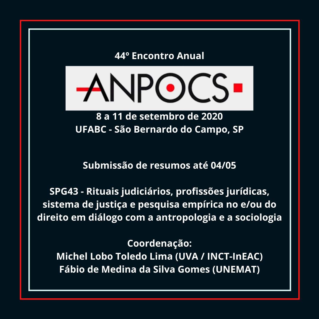 “Rituais judiciários, profissões jurídicas, sistema de justiça e pesquisa empírica no e/ou do direito em diálogo com a antropologia e a sociologia”