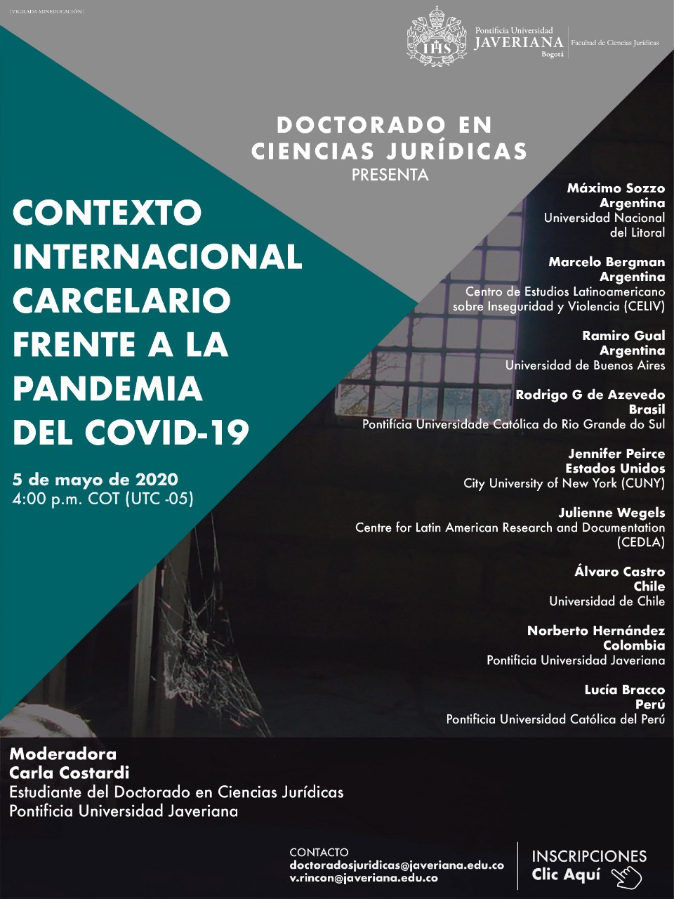Contexto colombiano carcelario frente a la pandemia del Covid-19