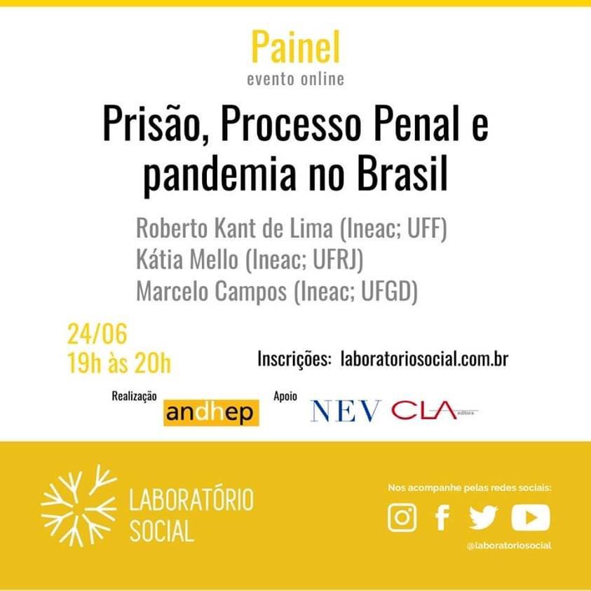 PRISÃO, PROCESSO PENAL E PANDEMIA NO BRASIL