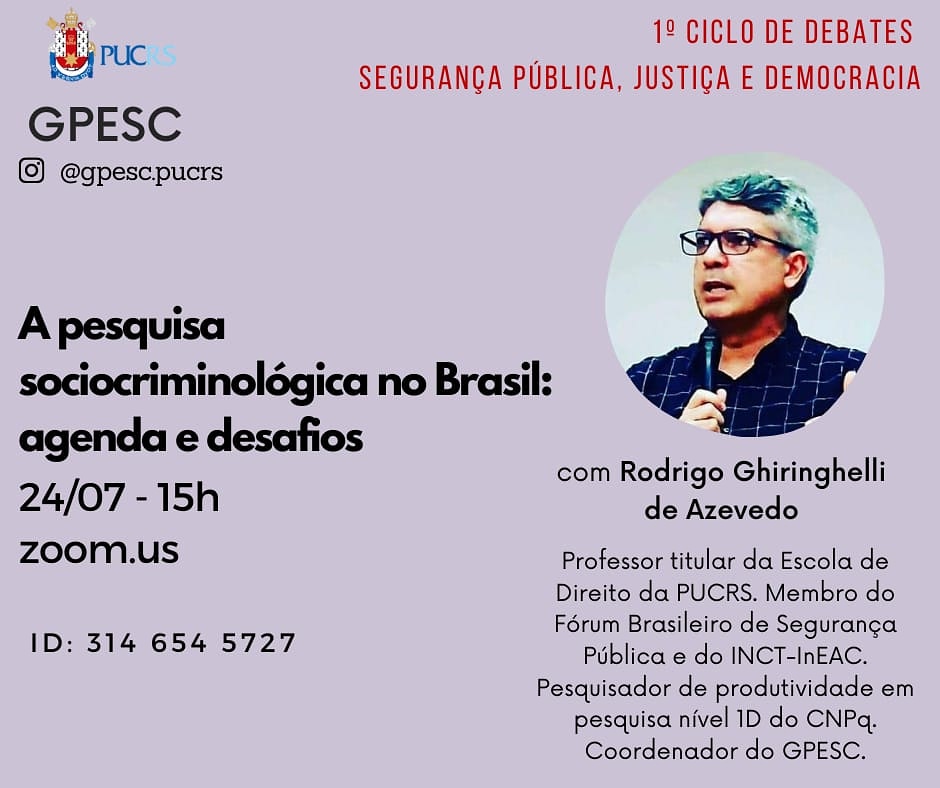 Iº Ciclo de Debates sobre Segurança Pública, Justiça e Democracia.
