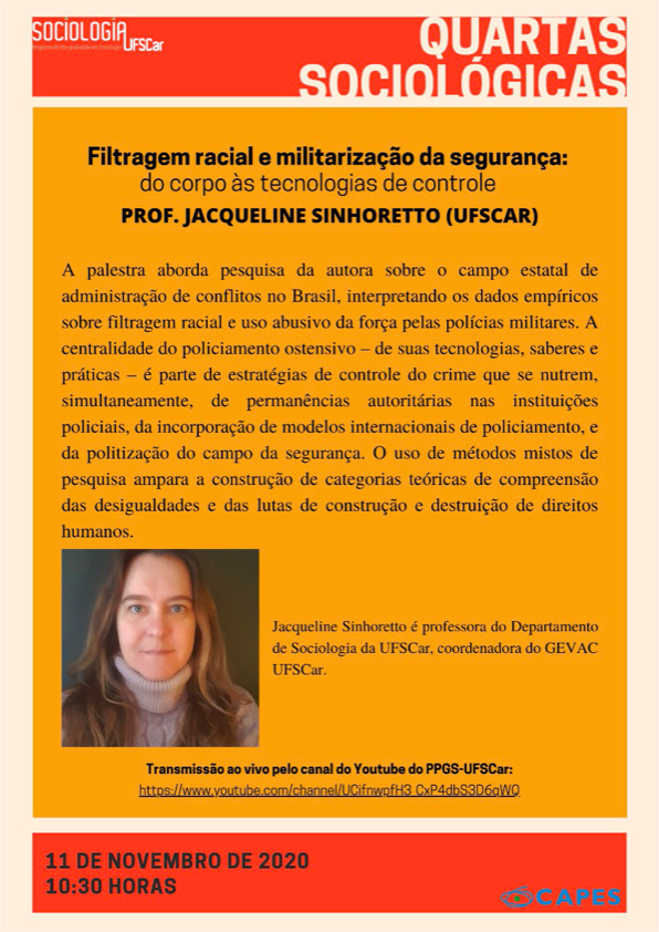 Filtragem racial e militarização da segurança: do corpo às tecnologias de controle