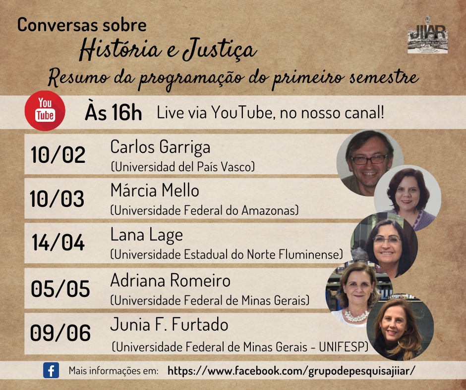JIIAR: Conversas sobre História e Justiça