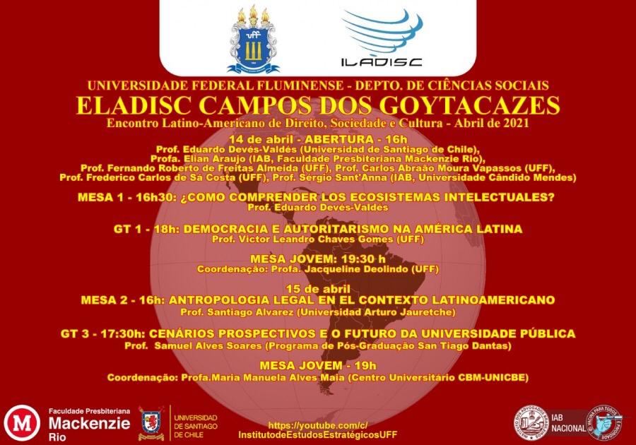 ENCONTRO LATINO AMERICANO DE DIREITO, SOCIEDADE E CULTURA