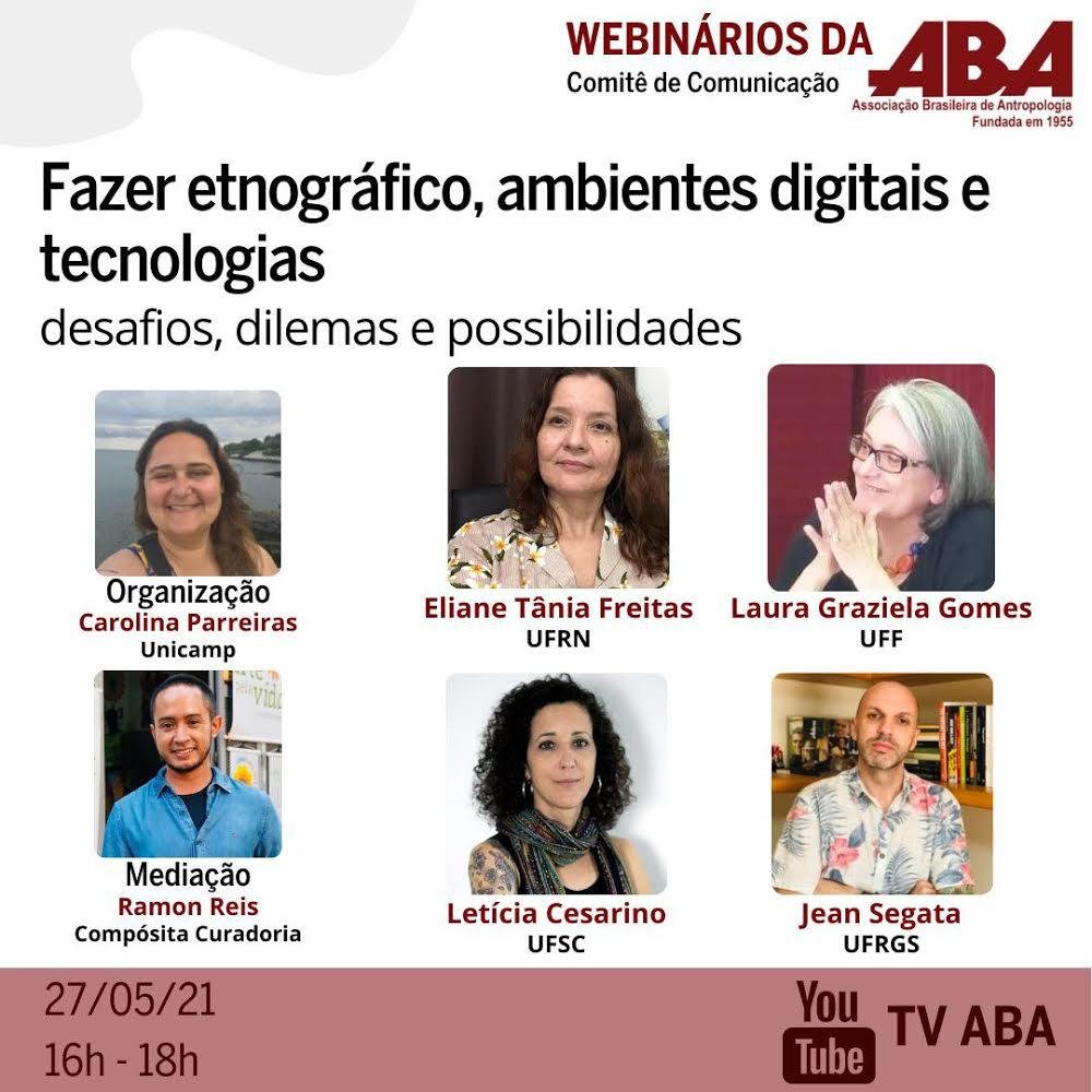 Fazer etnográfico, ambientes digitais e tecnologias