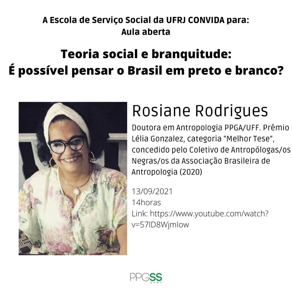 Aula Aberta – Teoria Social e Branquitude