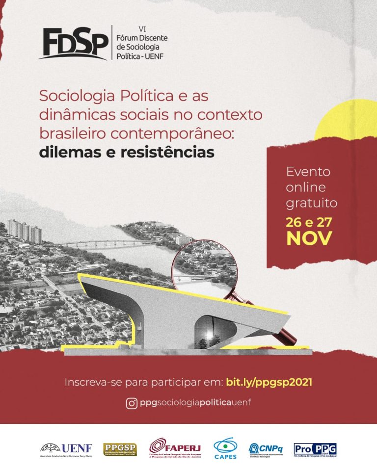 VI Fórum Discente do Programa de Pós-graduação em Sociologia Política da Uenf