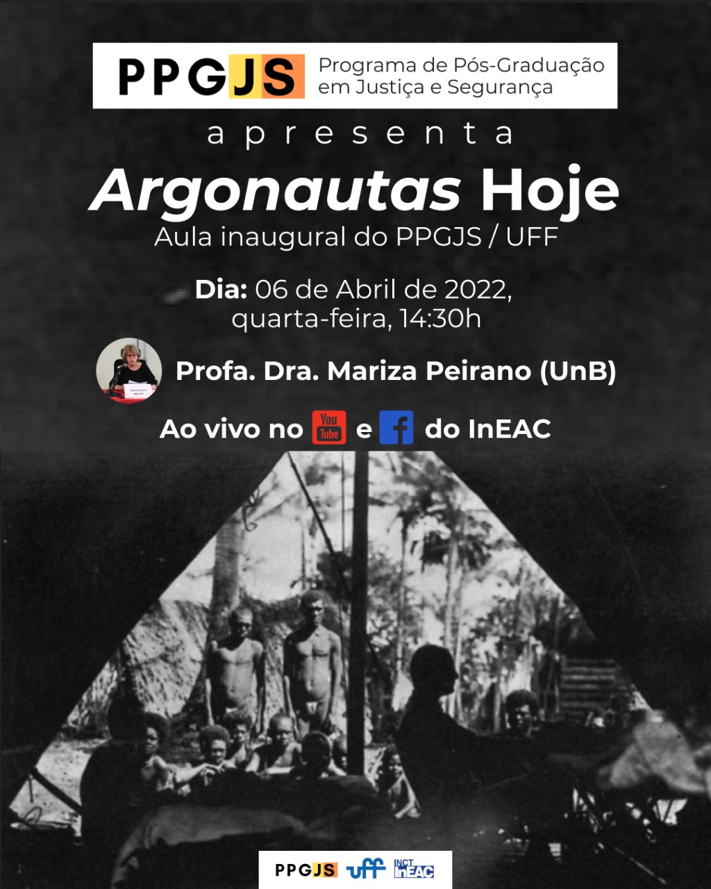 Aula inaugural PPGJS/UFF com Mariza Peirano – “Argonautas Hoje”