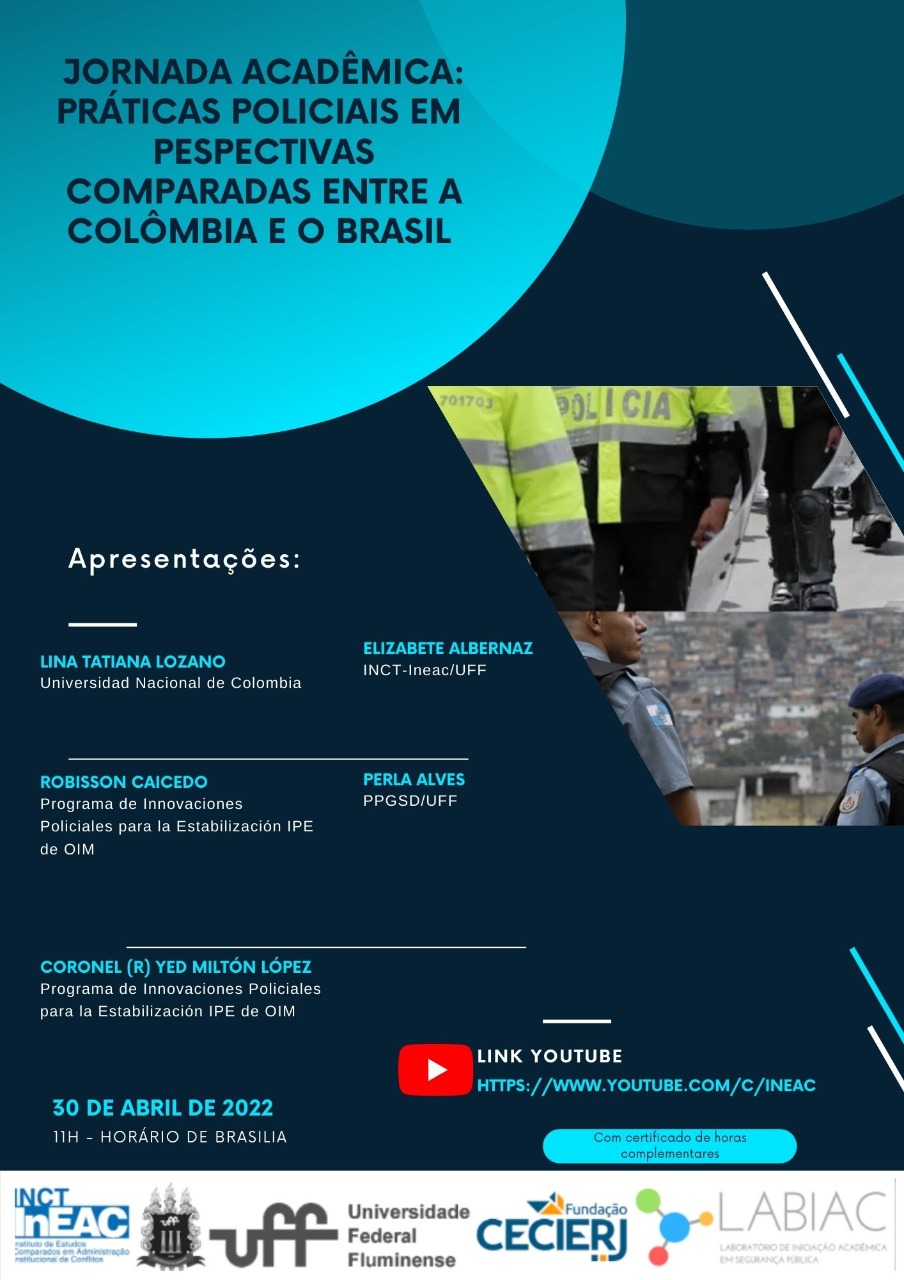 Jornada Acadêmica: Práticas policiais em perspectiva comparada entre Colômbia e Brasil