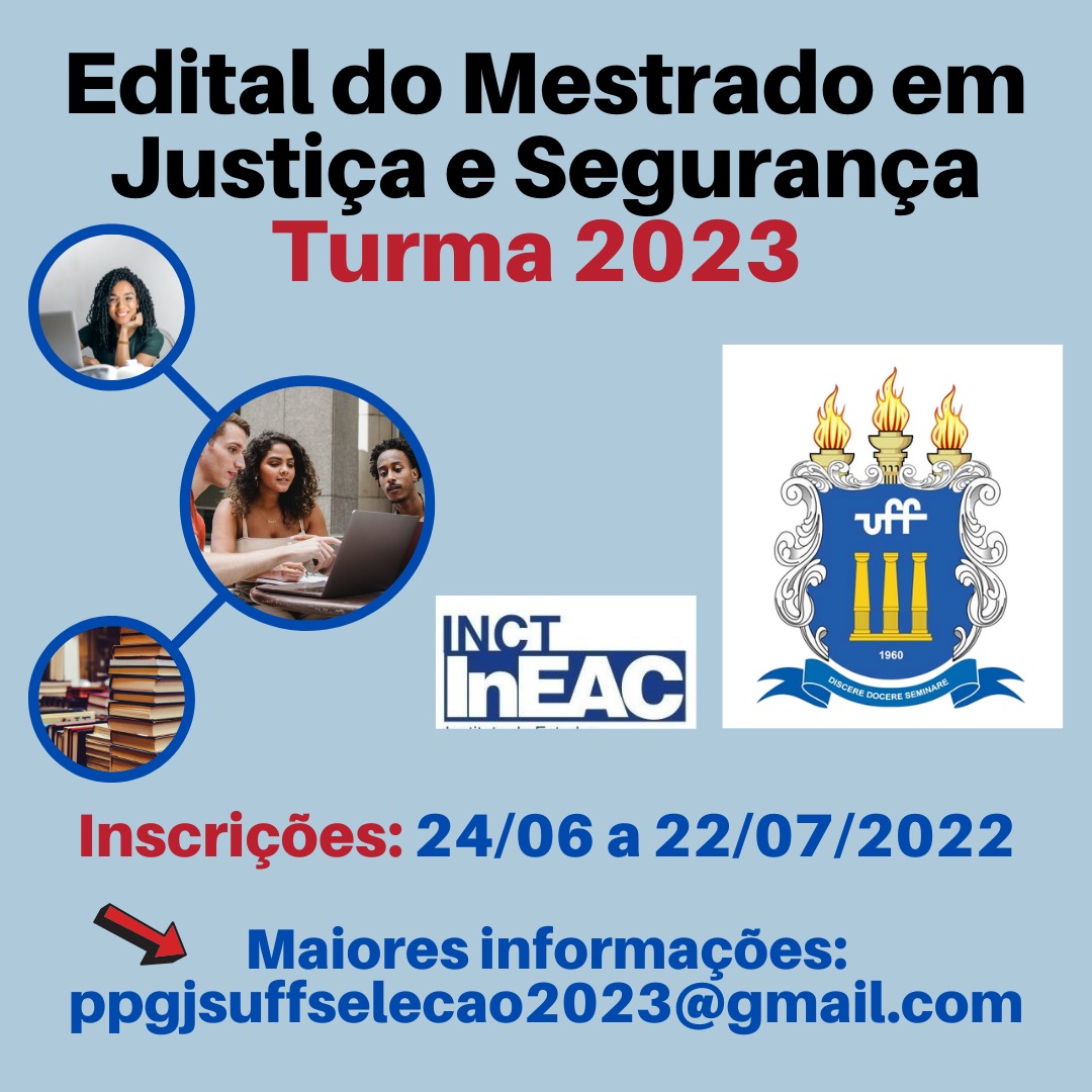 Processo seletivo do Programa de Pós-graduação em Justiça e Segurança/UFF