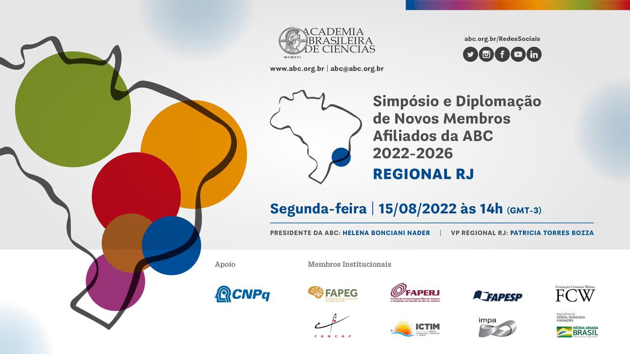 SIMPÓSIO E DIPLOMAÇÃO DOS MEMBROS AFILIADOS DA ABC PARA O RIO DE JANEIRO 2022-2026