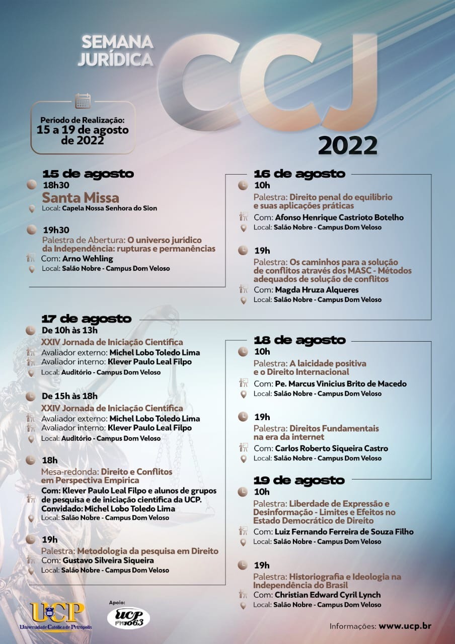 SEMANA JURÍDICA CCJ 2022