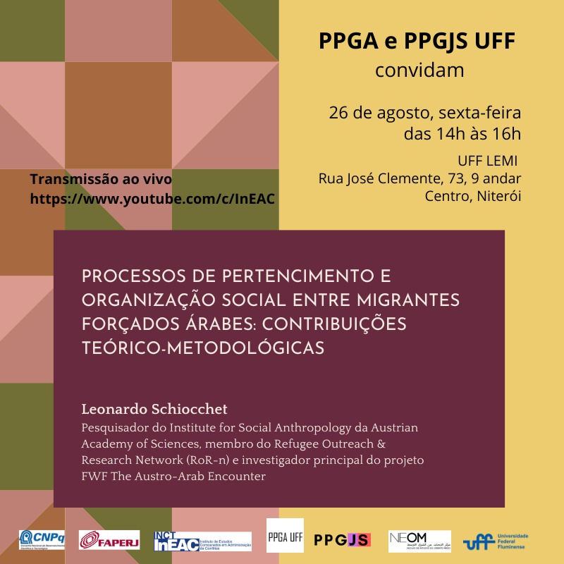Processos de Pertencimento e Organização Social entre Migrantes Forçados Árabes: Contribuições Teórico-Metodológicas