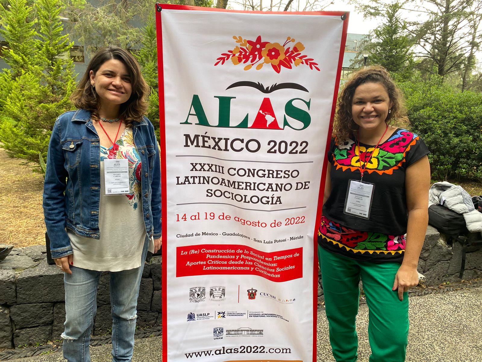 Pesquisadoras do INCT INEAC marcam presença na ALAS – XXXIII CONGRESSO LATINO AMERICANO DE SOCIOLOGIA – MÉXICO 2022