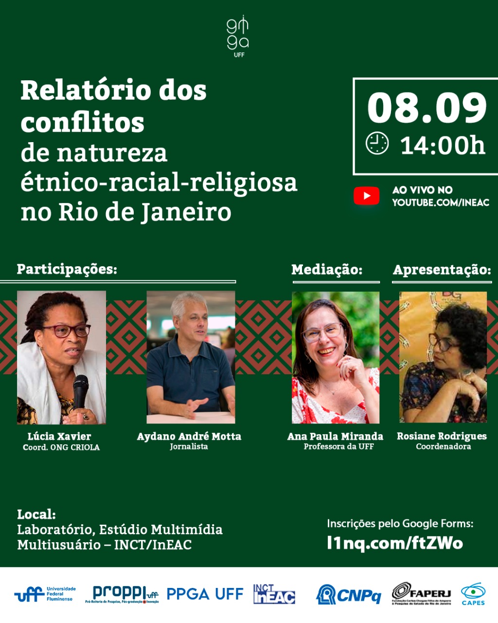 RELATÓRIO DOS CONFLITOS DE NATUREZA ETNICO-RACIAL-RELIGIOSAS NO RJ