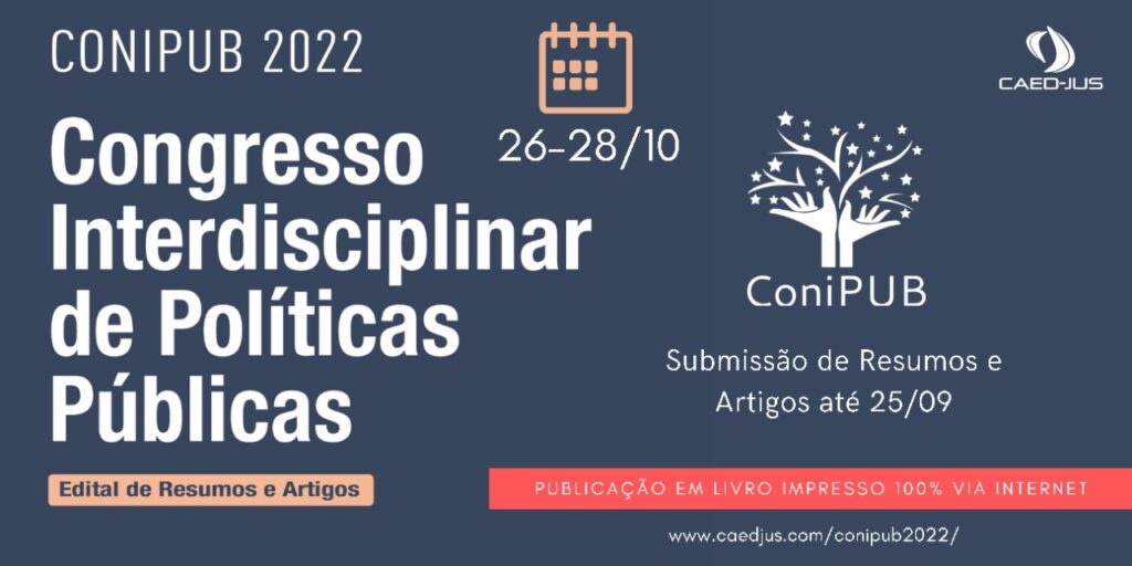 Congresso Interdisciplinar de Políticas Públicas (ConiPUB 2022)