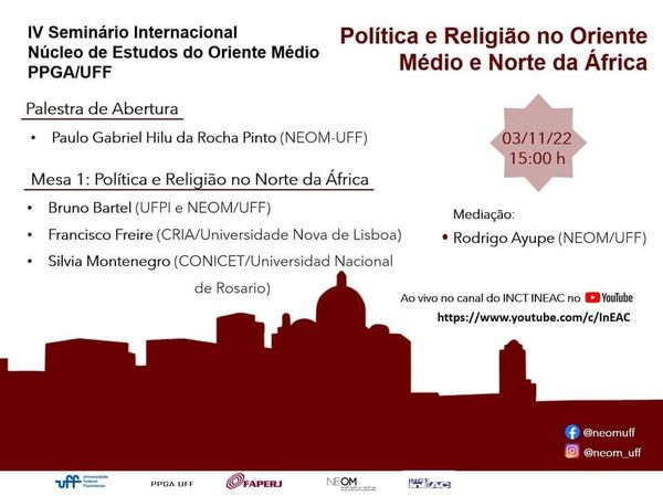 Seminário internacional Política e Religião no Oriente Médio e Norte da África