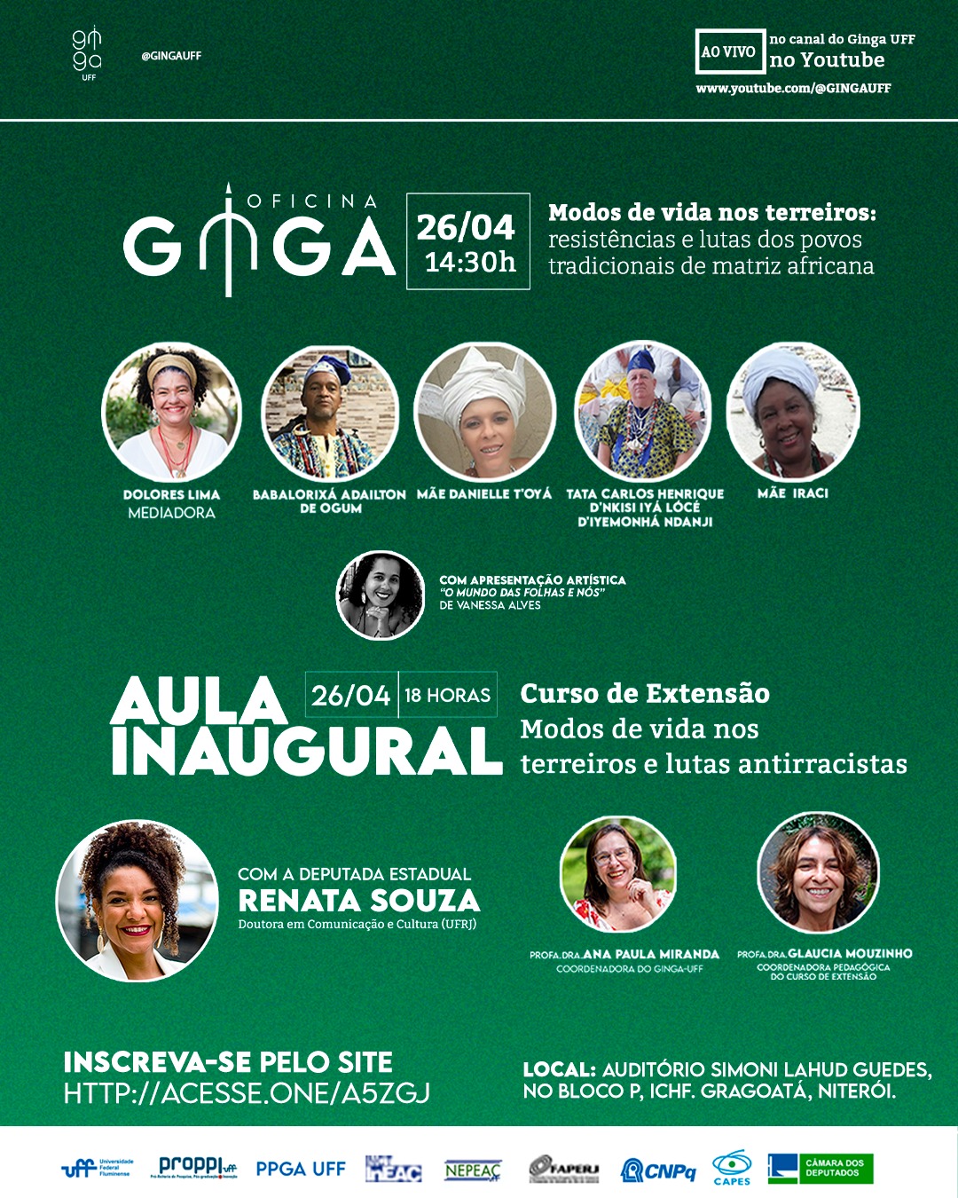 GINGA: Oficina e Aula Inaugural