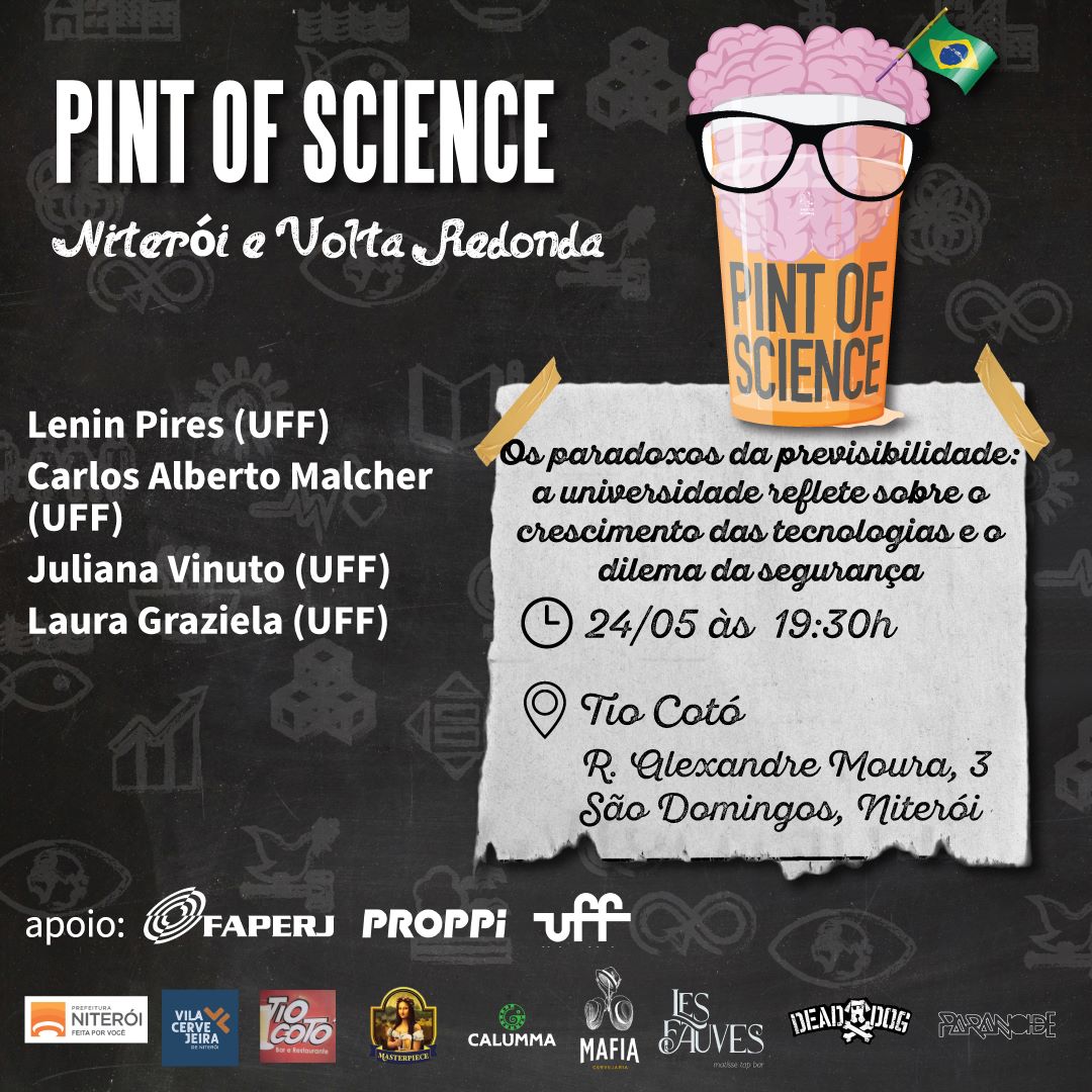 Pesquisadores do INCT/INEAC participam do Pint of Science 2023
