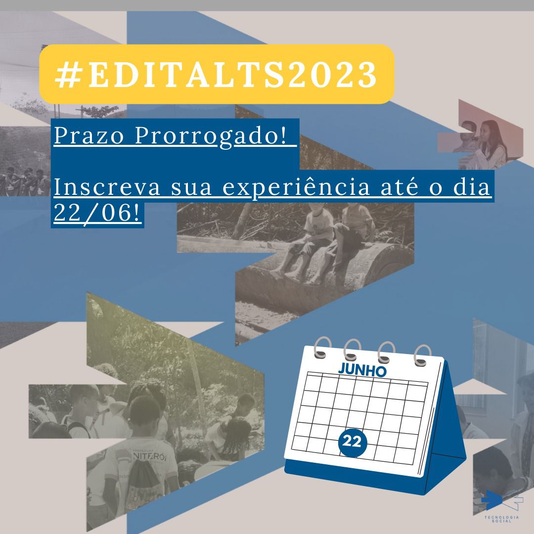 Catálogo de Tecnologias Sociais da UFF 2023 prorroga inscrições