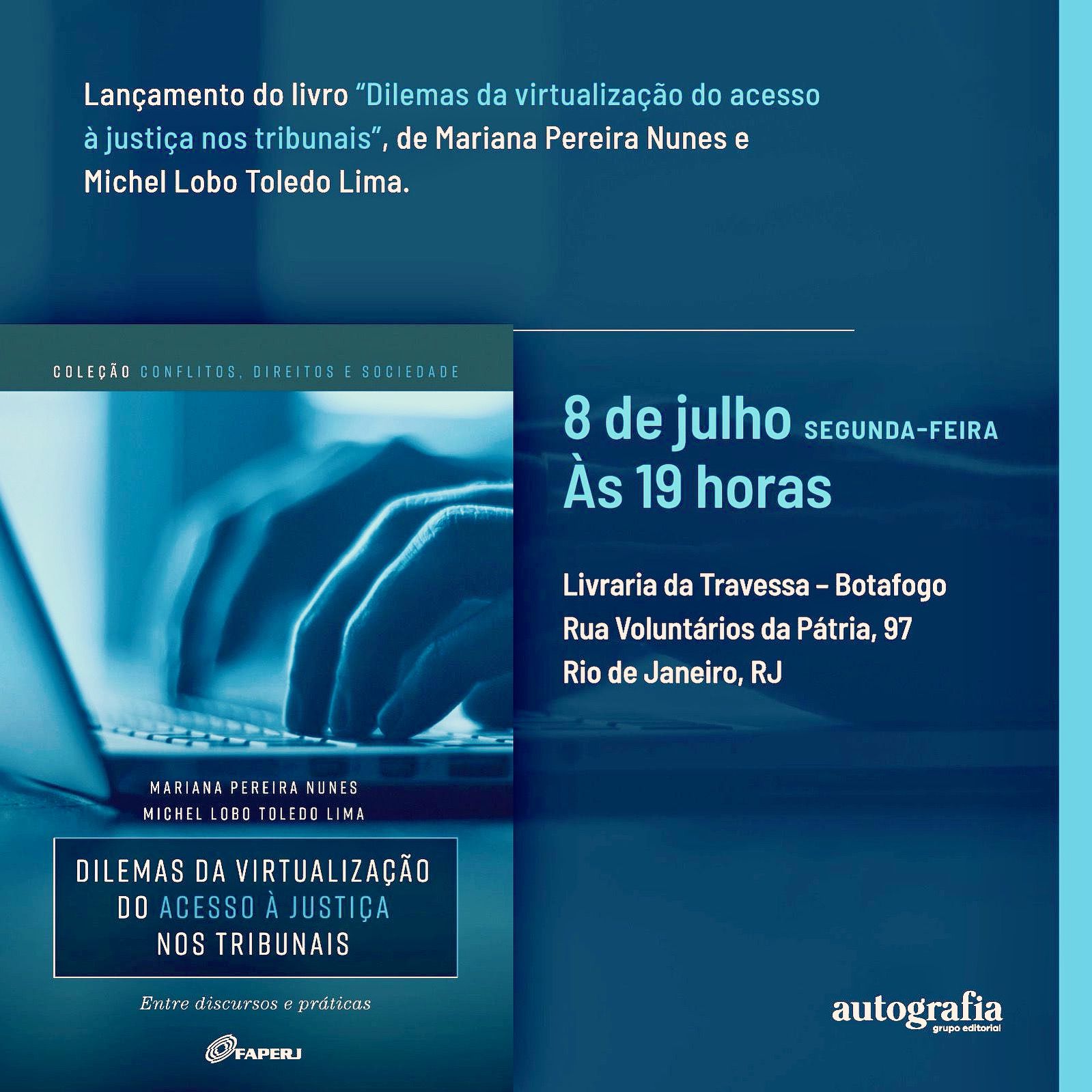 Lançamento de Livro Aborda os Desafios da Virtualização do Acesso à Justiça nos Tribunais