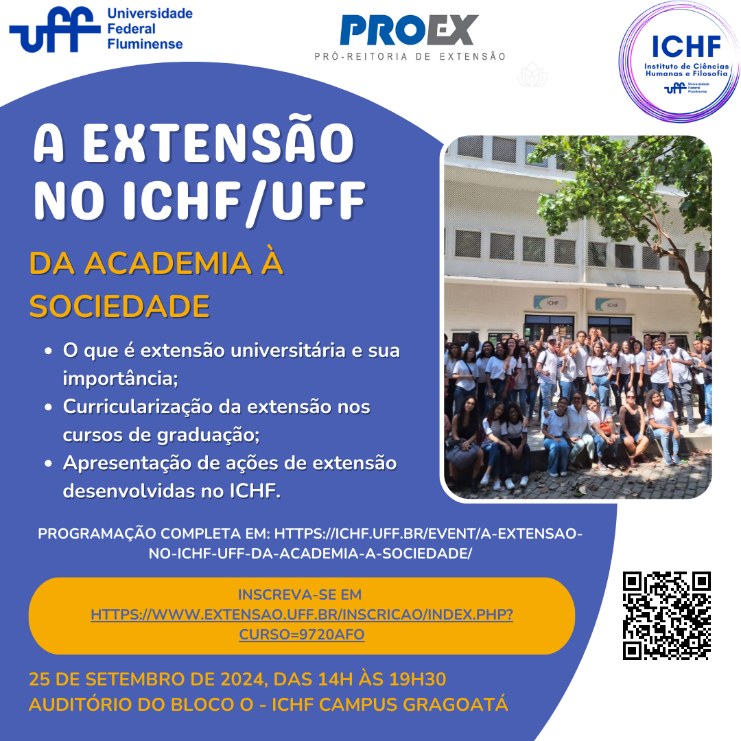 A Extensão no ICHF/UFF – Da Academia à Sociedade