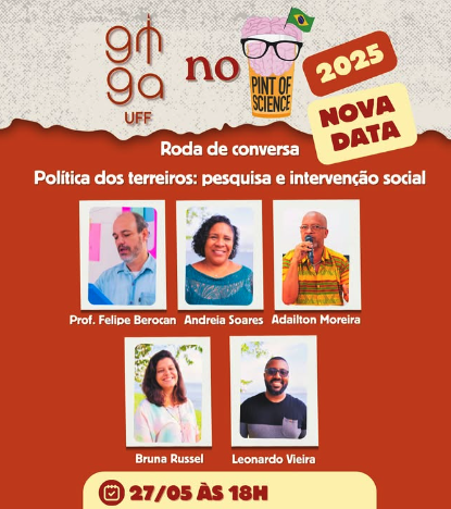 “Política dos terreiros: pesquisa e intervenção social” . hoje no Pint of Science 2025