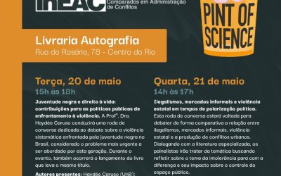 INCT-InEAC participa do Pint of Science com rodas de conversa sobre juventude, violência e políticas públicas