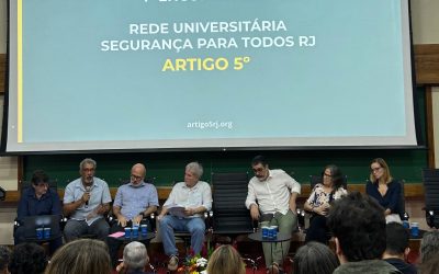 Professor e pesquisador Lenin Pires representa INCT-InEAC no 1º Encontro da Rede Universitária Segurança para Todos RJ