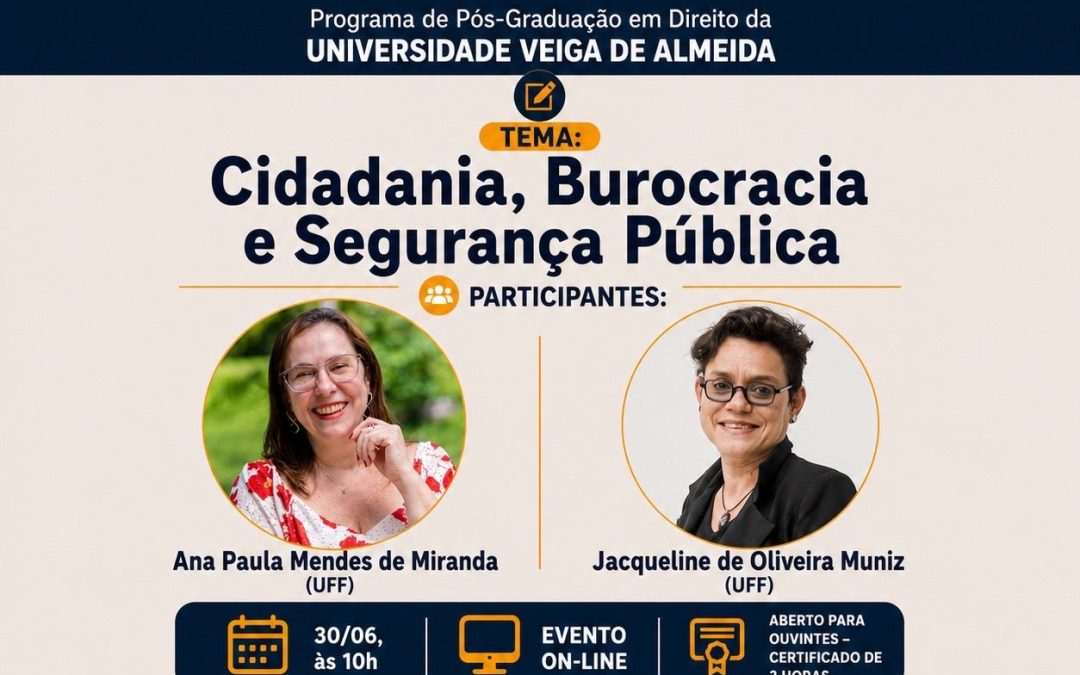 O ciclo Seminários Justiça e Cidadania: Cátedra Roberto Kant de Lima continua promovendo encontros e reflexões ao longo de junho