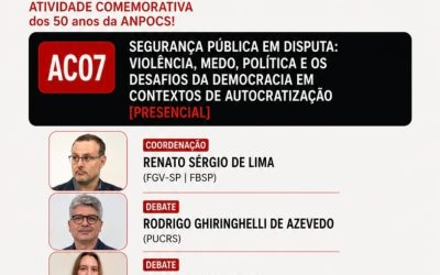 Pesquisadores do INCT-InEAC participam de mesa na programação dos 50 anos da ANPOCS