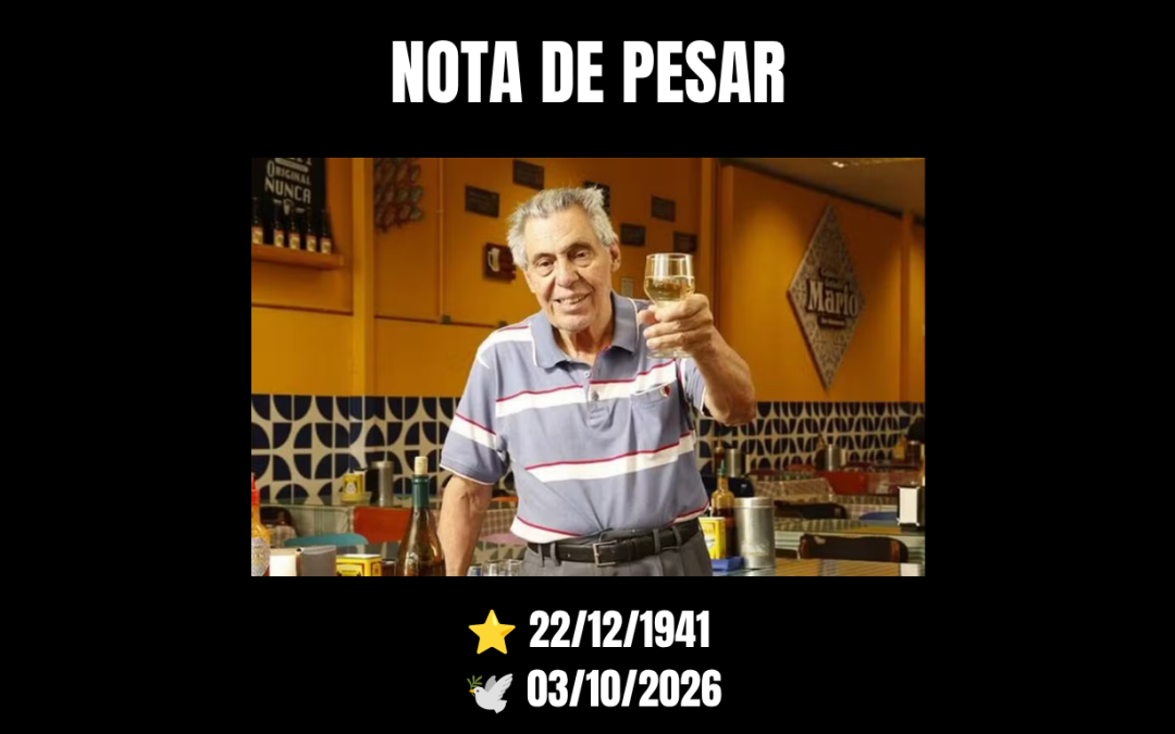 INCT-InEAC lamenta morte de Mário Martins, fundador do tradicional bar e restaurante Caneco Gelado do Mário, em Niterói